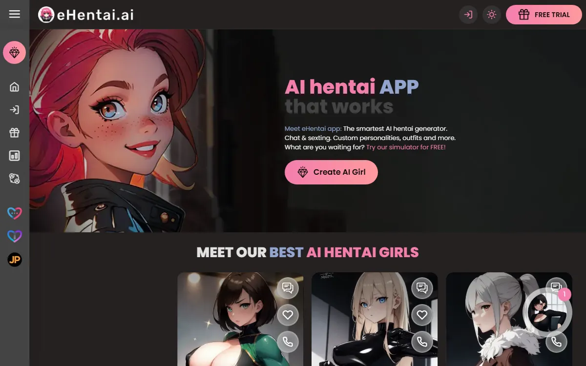 Screenshot of eHentai.ai, censored