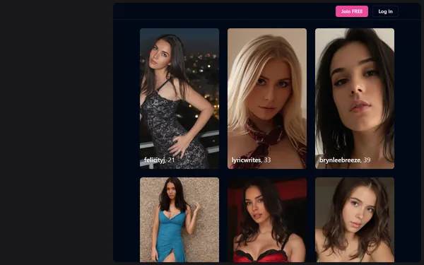 Screenshot of ErosMate, censored