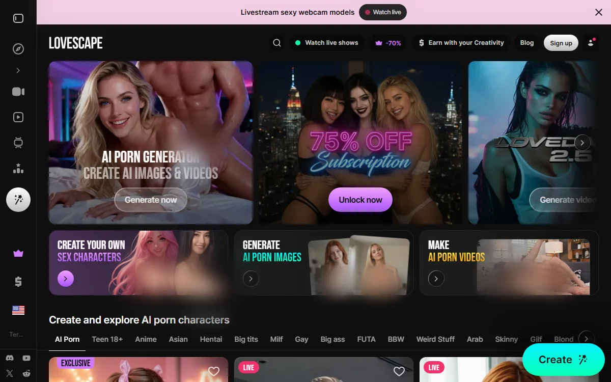 Screenshot of Lovescape, censored