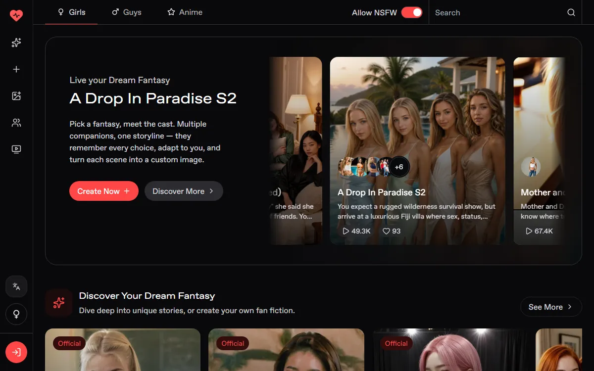 Screenshot of TryNectar, censored